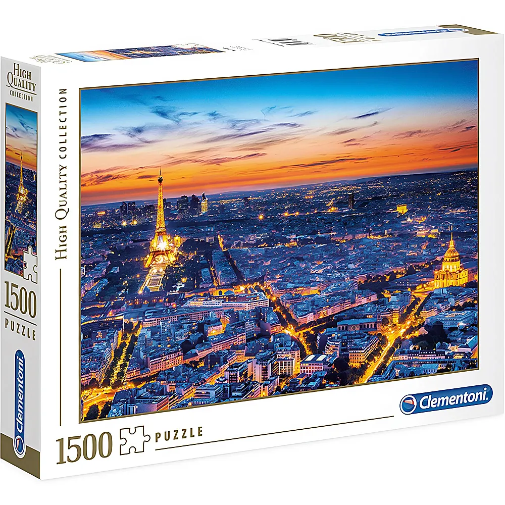 Clementoni Puzzle High Quality Collection Paris 1500Teile