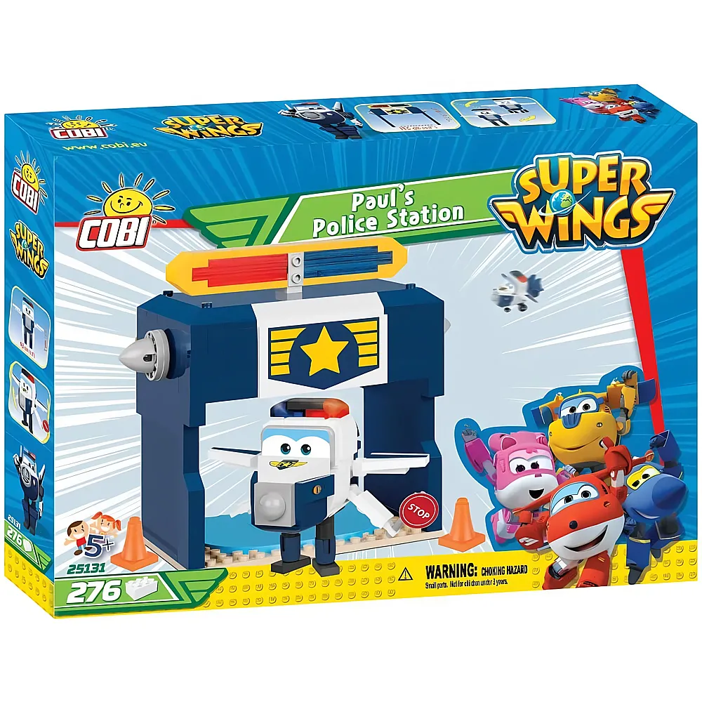 COBI Super Wings Paul's Police Station 25131