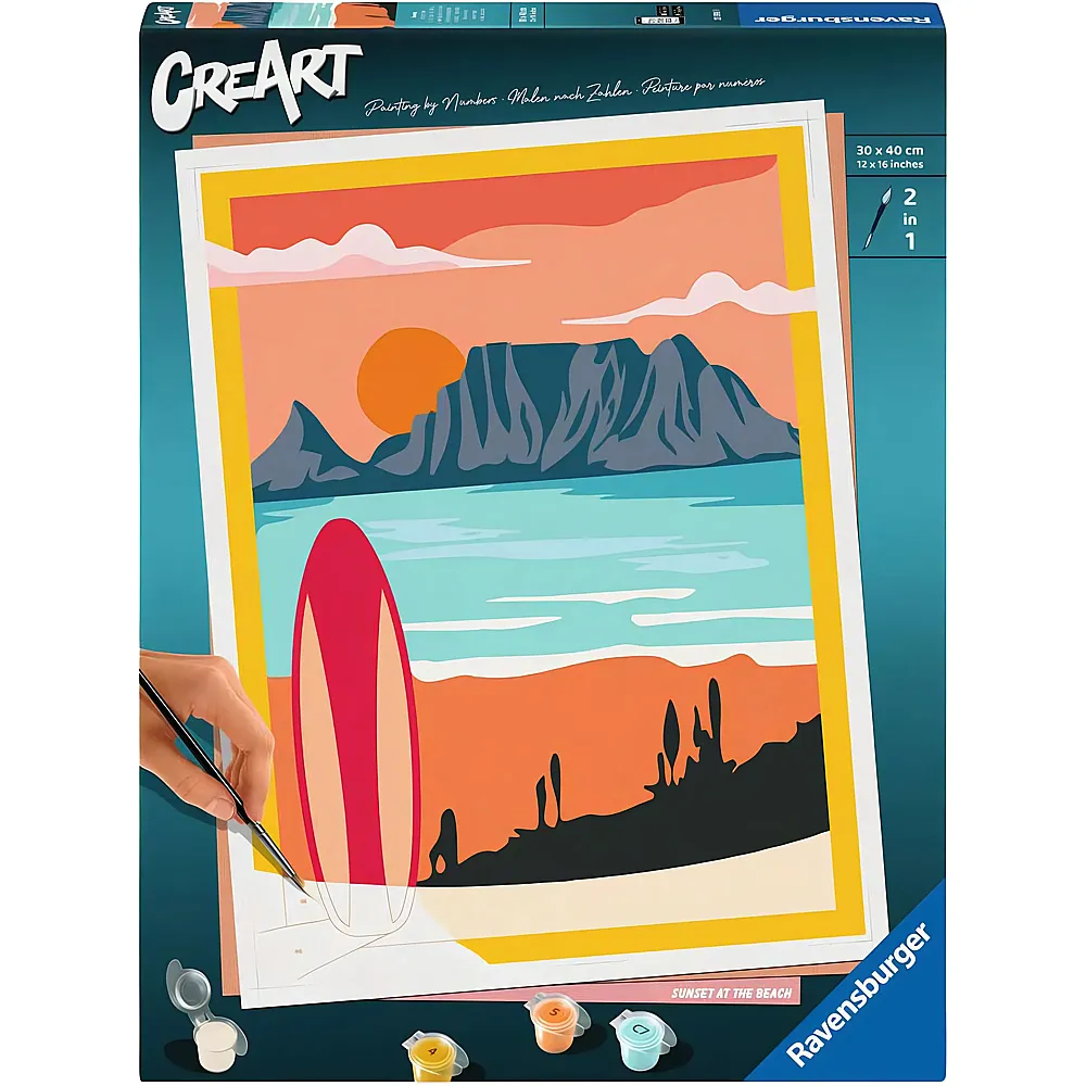 Ravensburger CreArt Sonnenuntergang am Strand