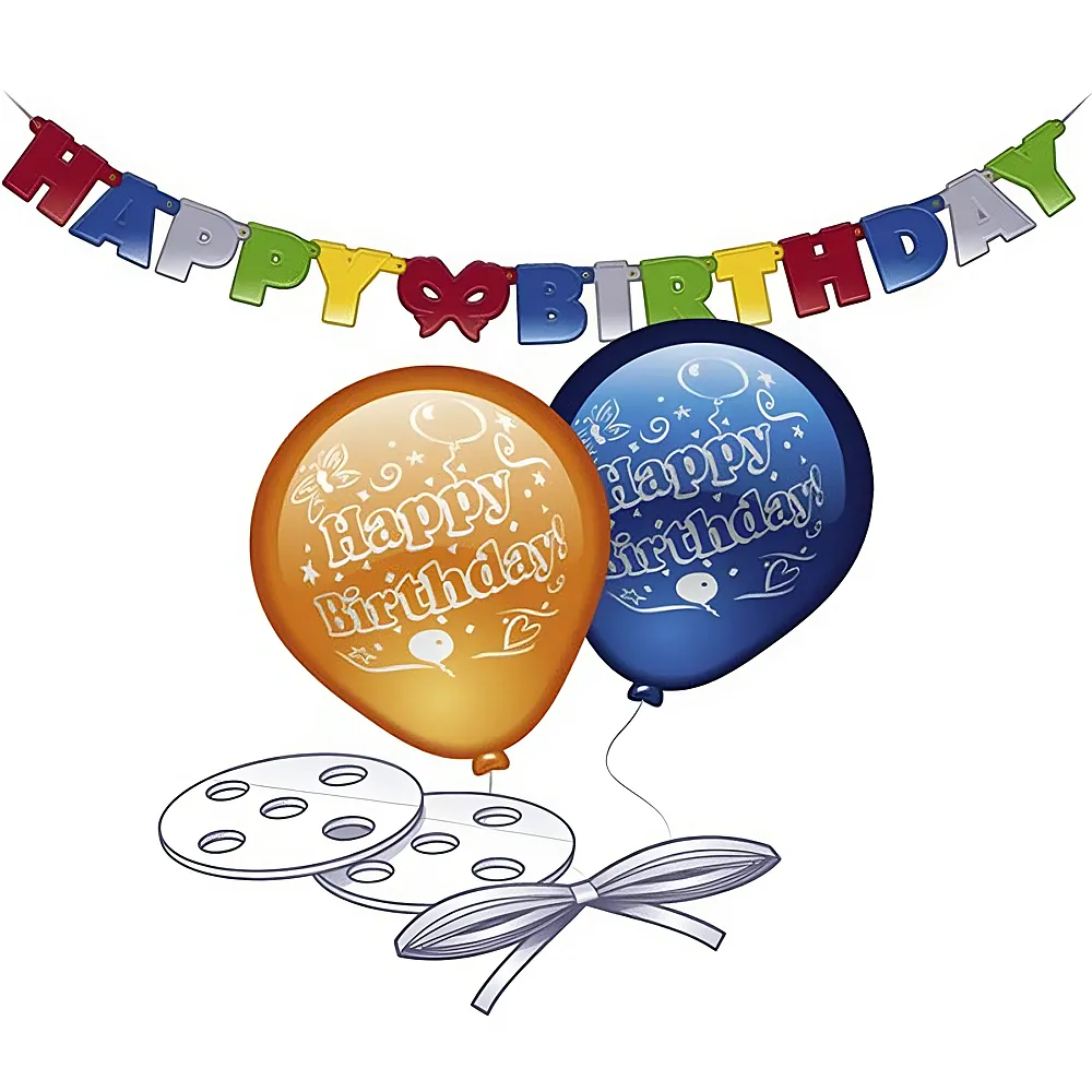 Amscan Deko-Set Happy Birthday