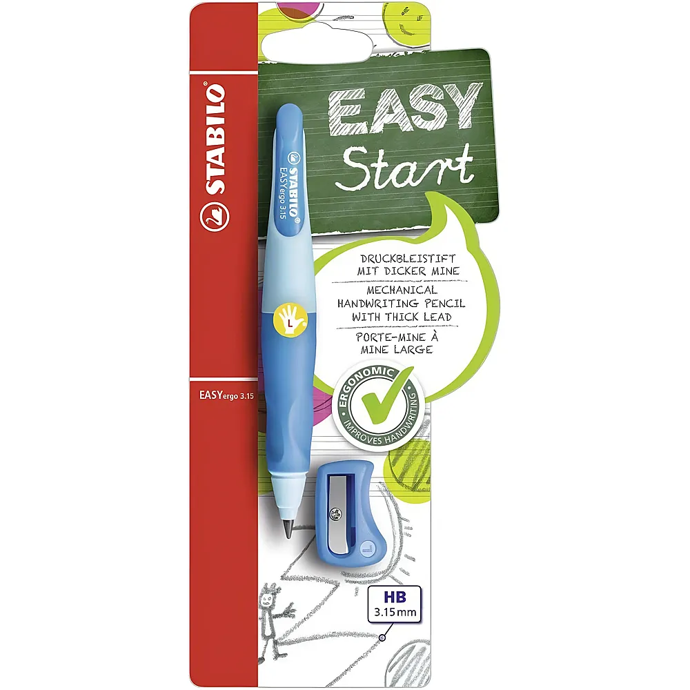 Stabilo EASYergo 3.15 START links blau