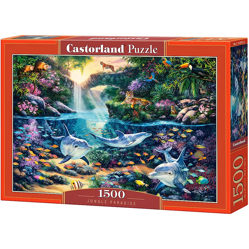 Castorland Puzzle Jungle Paradise 1500Teile