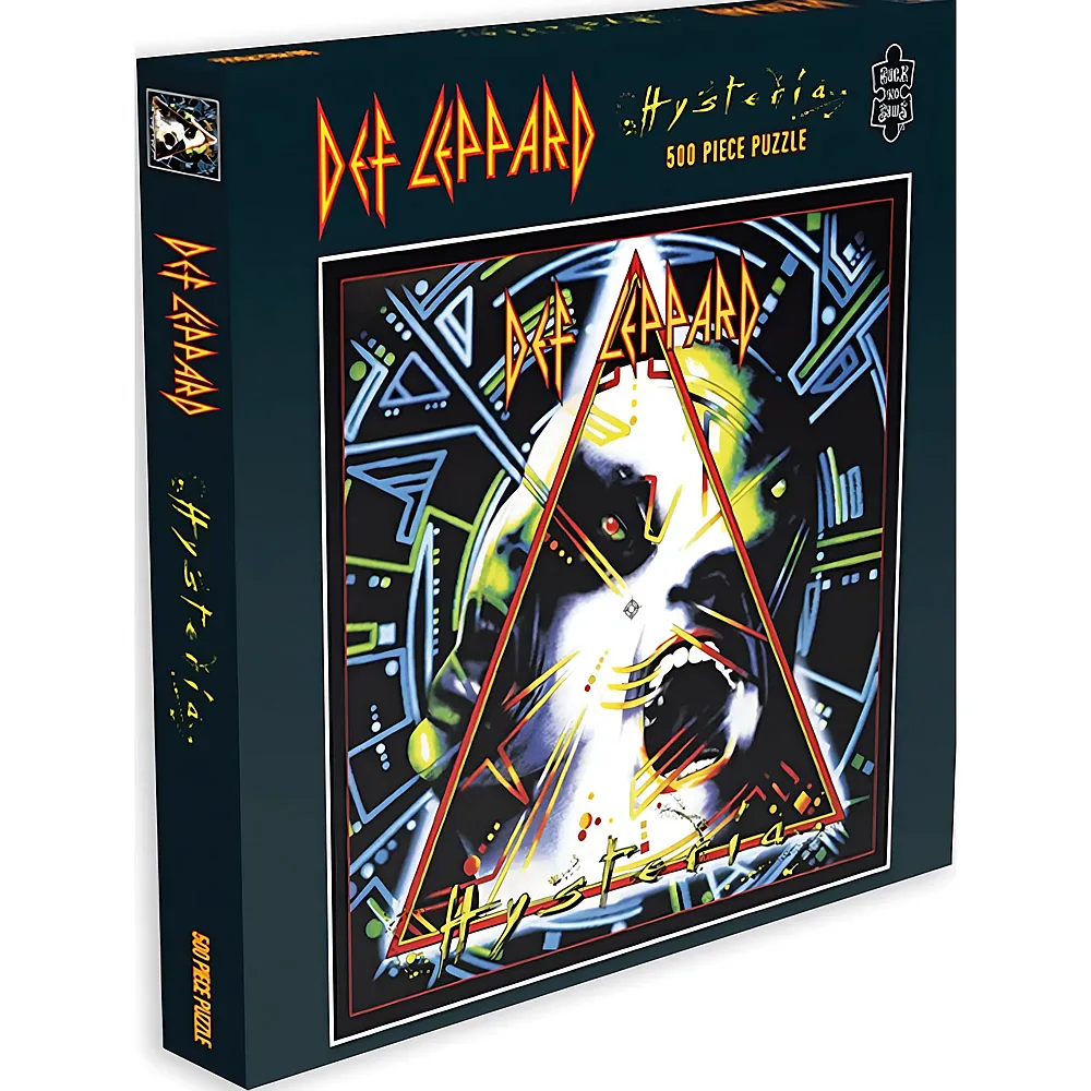 Rock Saws Puzzle Def Leppard - Hysteria - 500 Teile