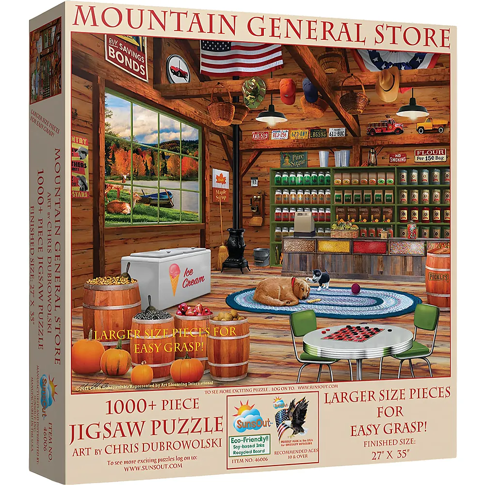 SunsOut Puzzle Chris Dubrowolski Mountain General Store - 1000 Teile