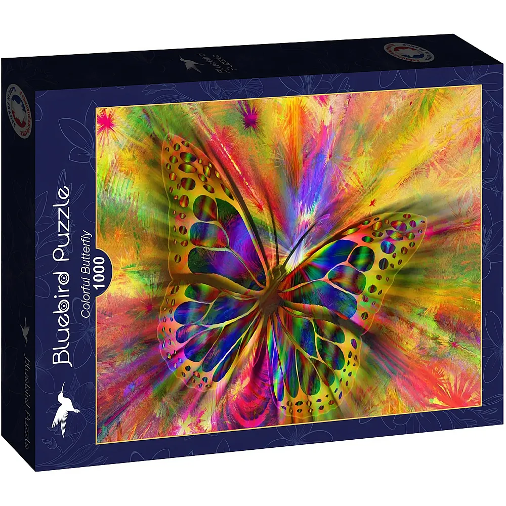 Bluebird Puzzle Colorful Butterfly - 1000 Teile
