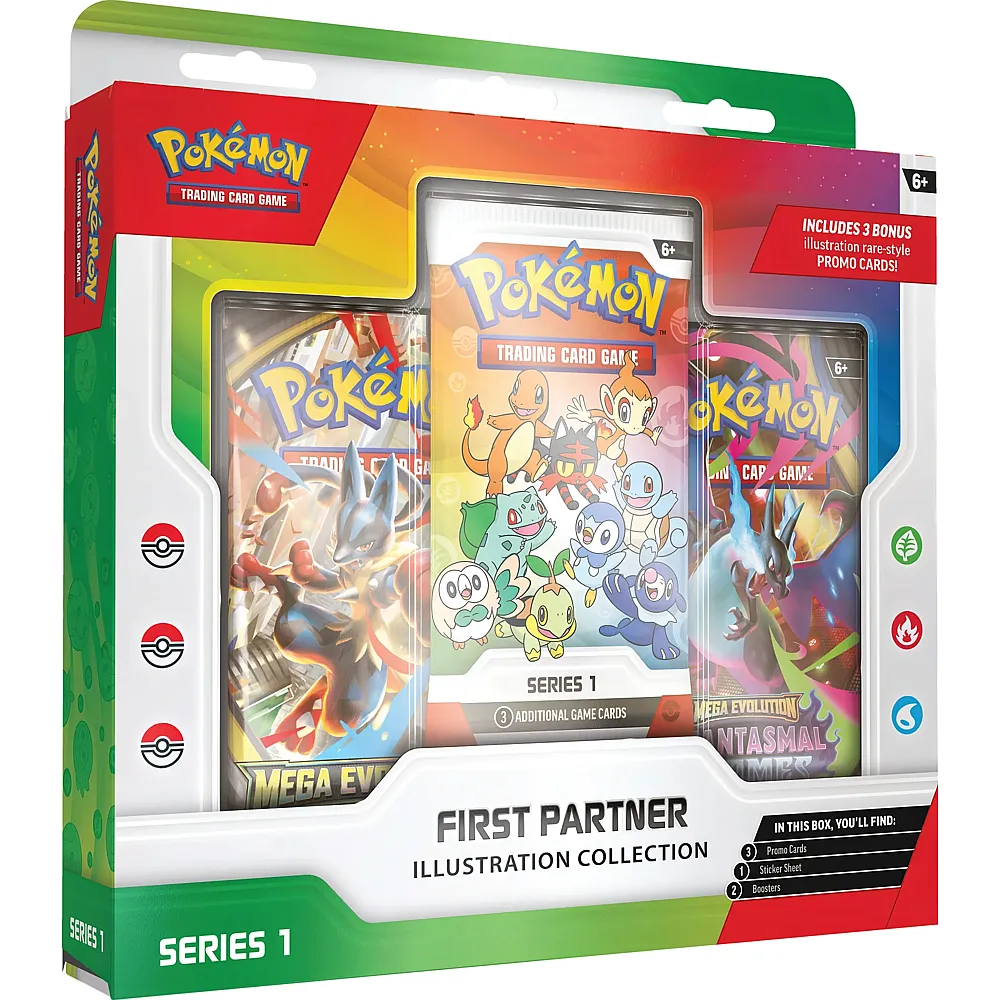 Pok�mon TCG Pok�mon First Partner Illustration Collection Series 1 - English