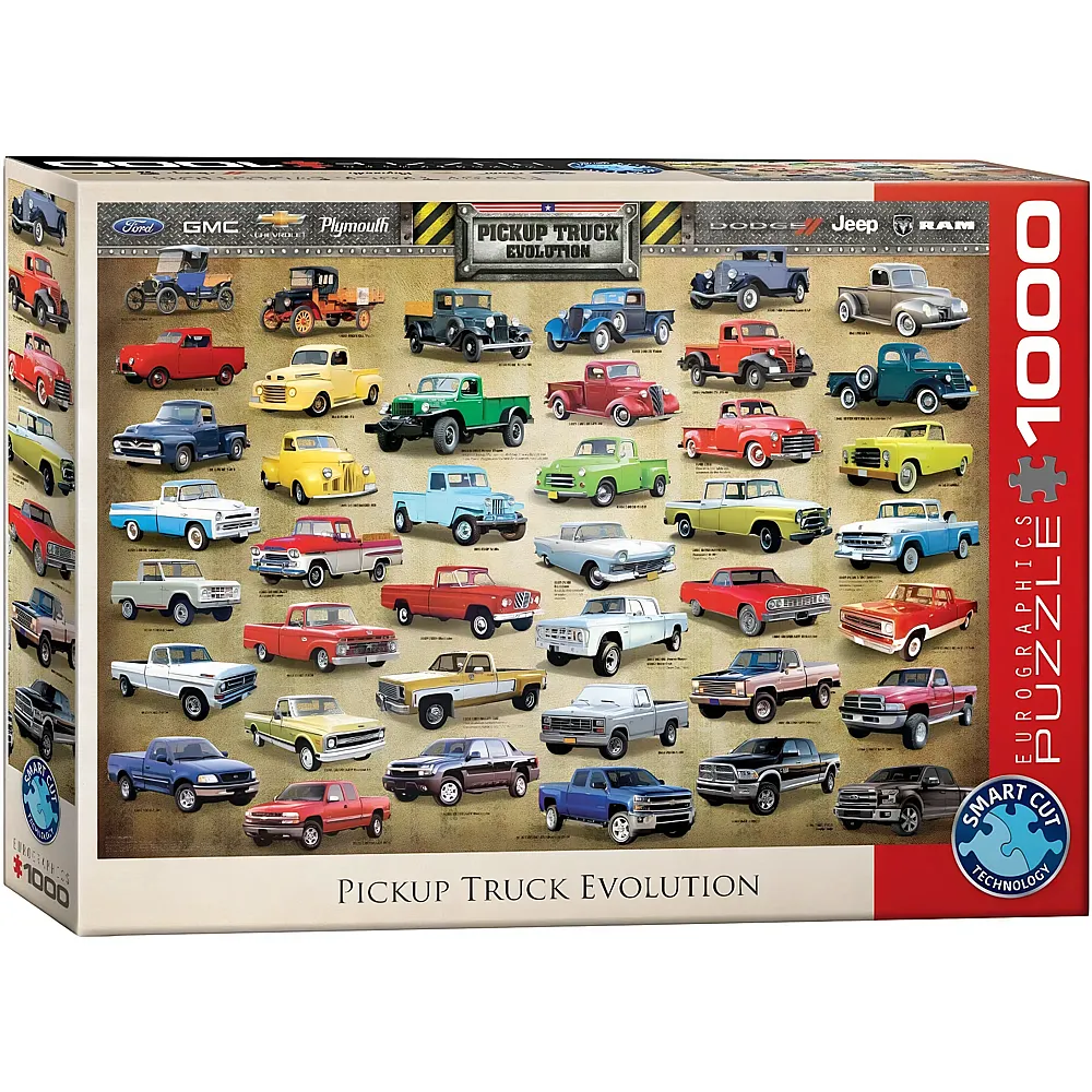 Eurographics Puzzle Pick Up Evolution - 1000 Teile | Puzzle 1000 Teile