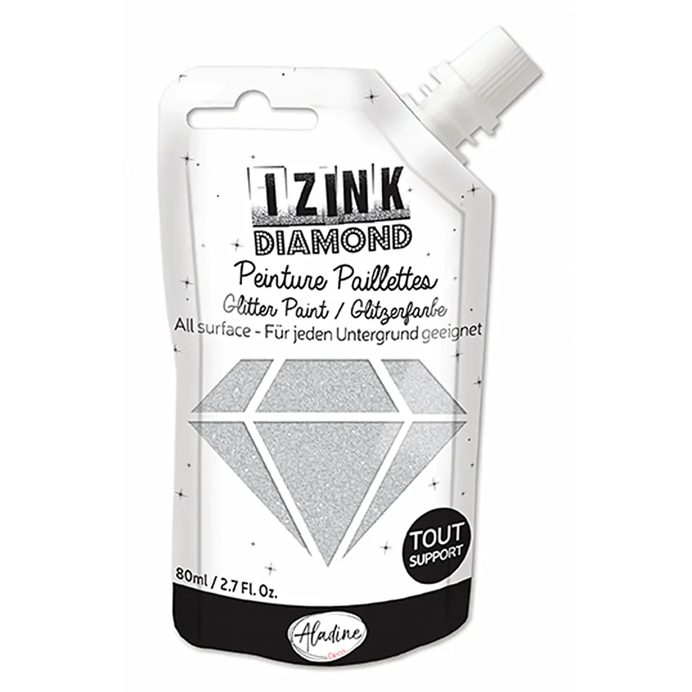 Aladine Izink Izink Diamond Silver 80 ML | Farbe & Kreide