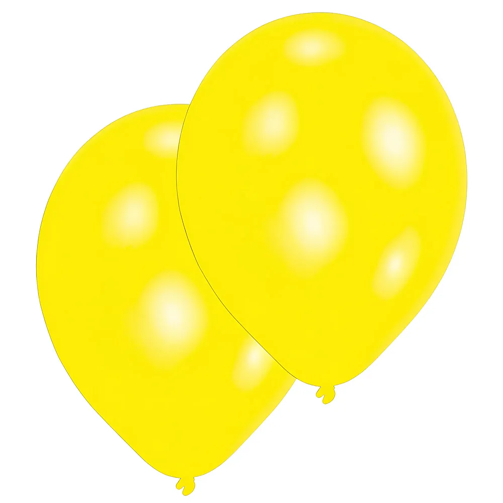 Amscan Ballone gelb 10Teile | Kindergeburtstag