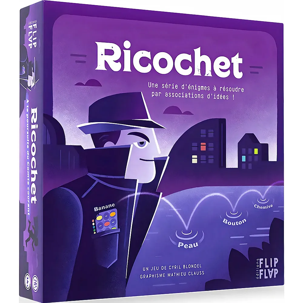 Flip Flap Editions Ricochet - A LA Poursuite DU Comte Courant FR
