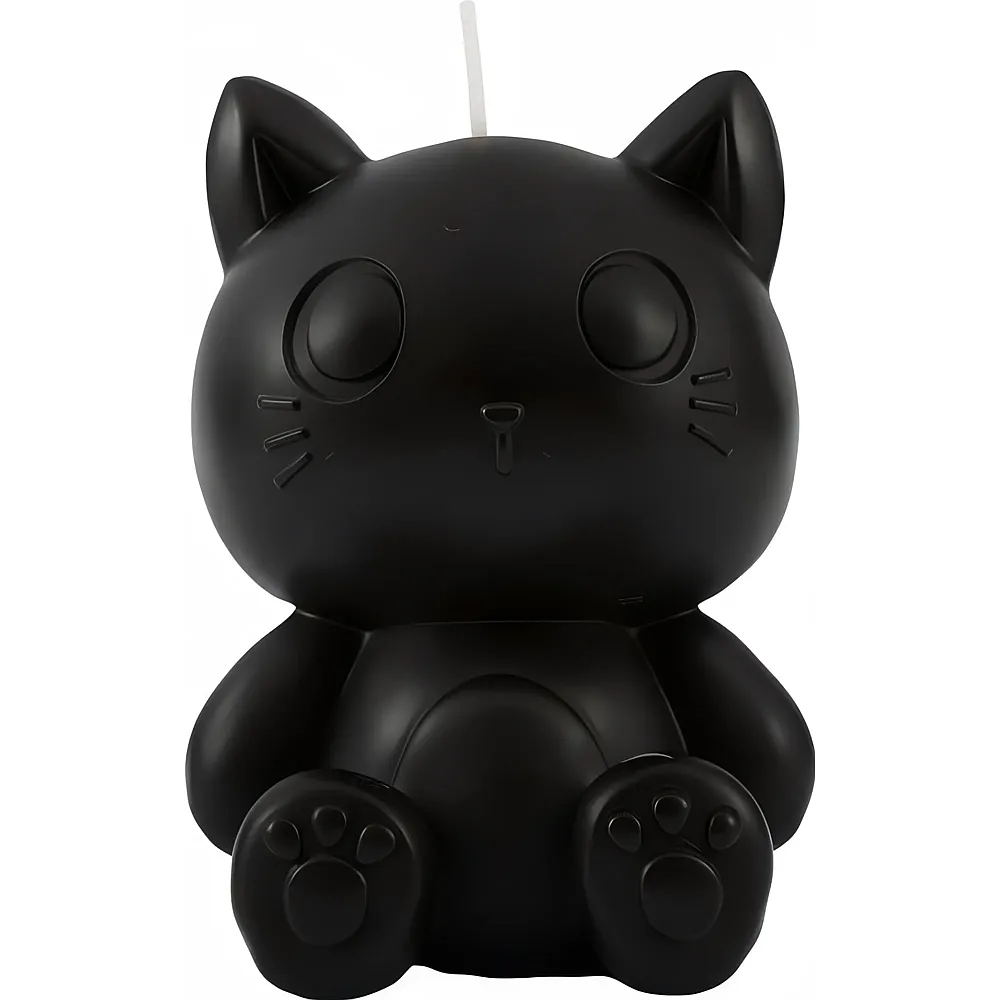 i-total CAT-Kerze schwarze 7 x 6 x 10cm