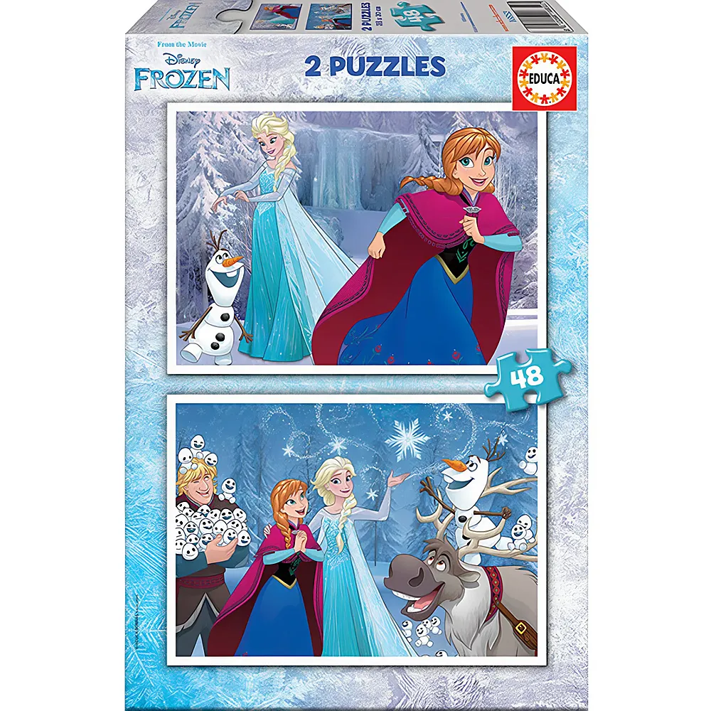 Educa Puzzle Disney Frozen 2x48