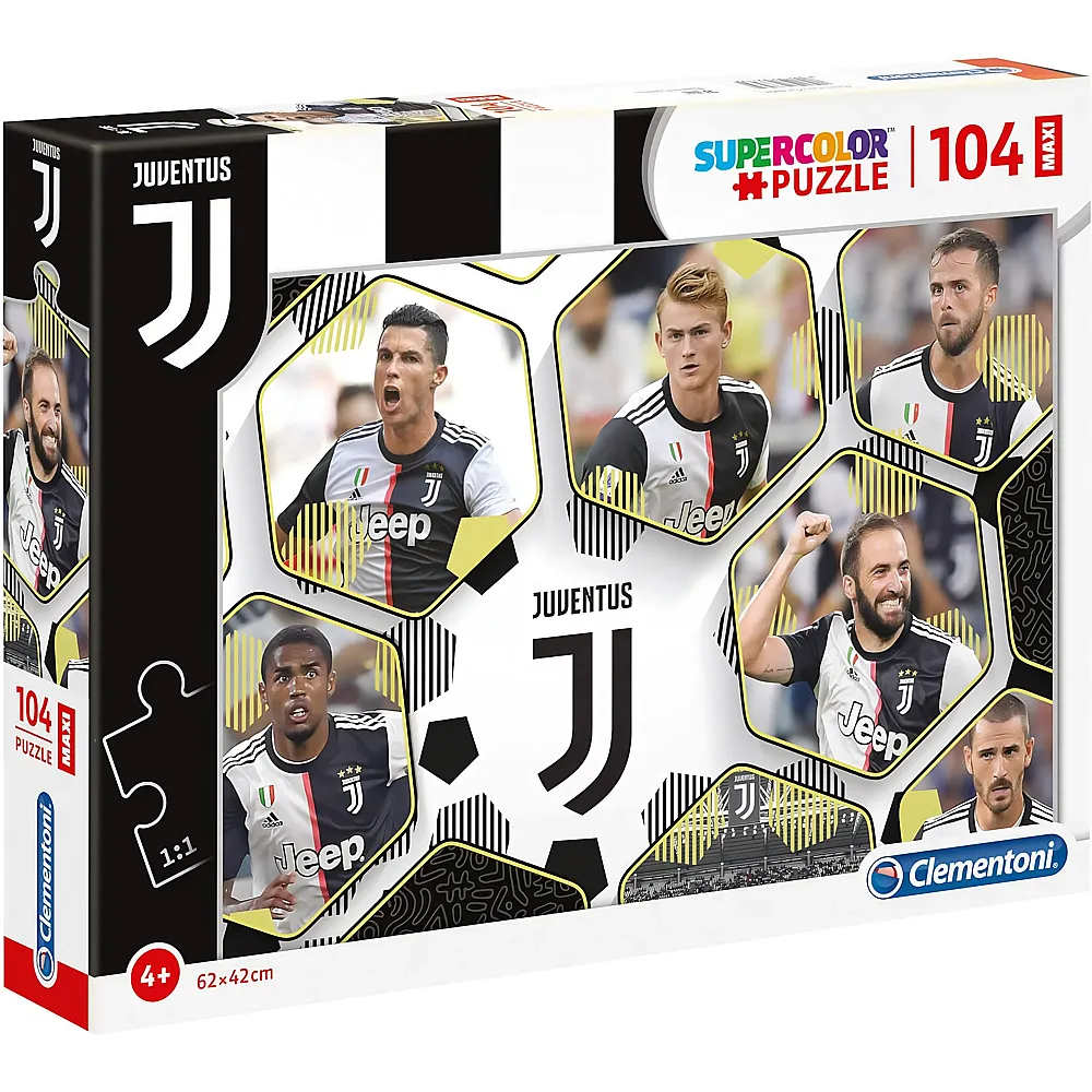 Clementoni Puzzle Supercolor Juventus 2020 - 104 Teile