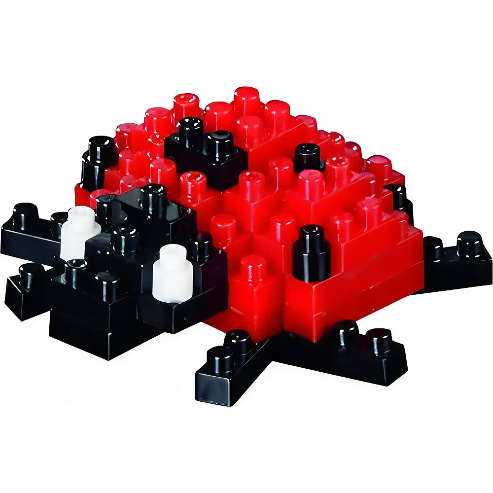 Brixies 3D Nano Puzzle - Postkarte Marienk�fer - 49 Teile