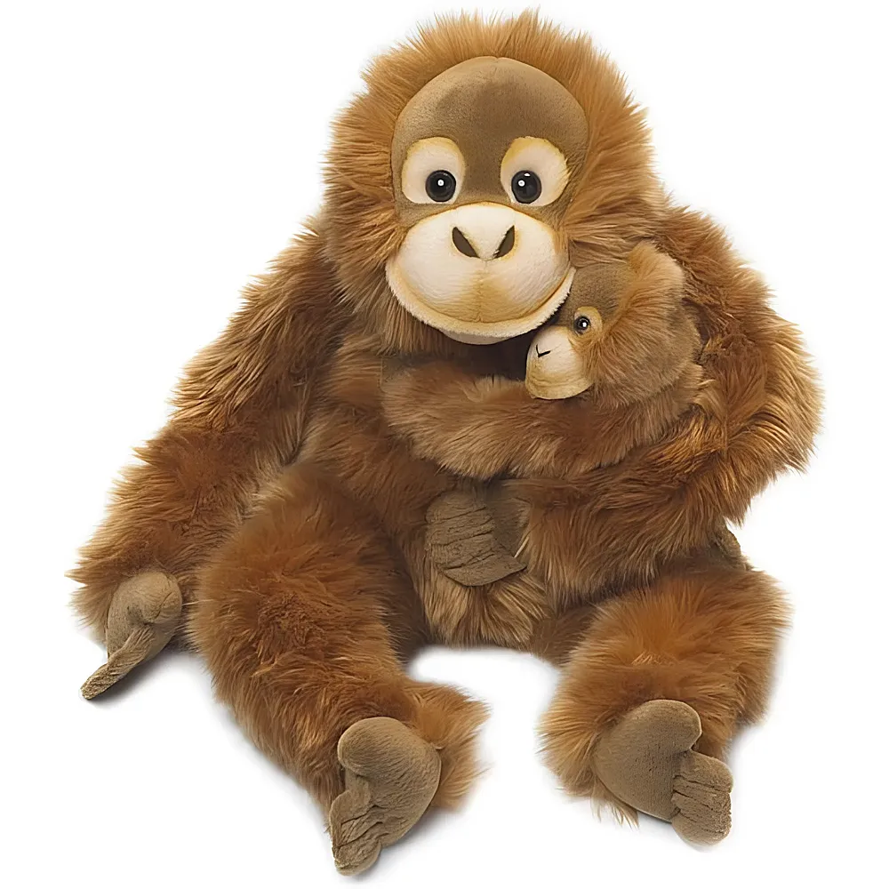 WWF Plsch Orang Utan mit Baby 25cm | Affen Plsch