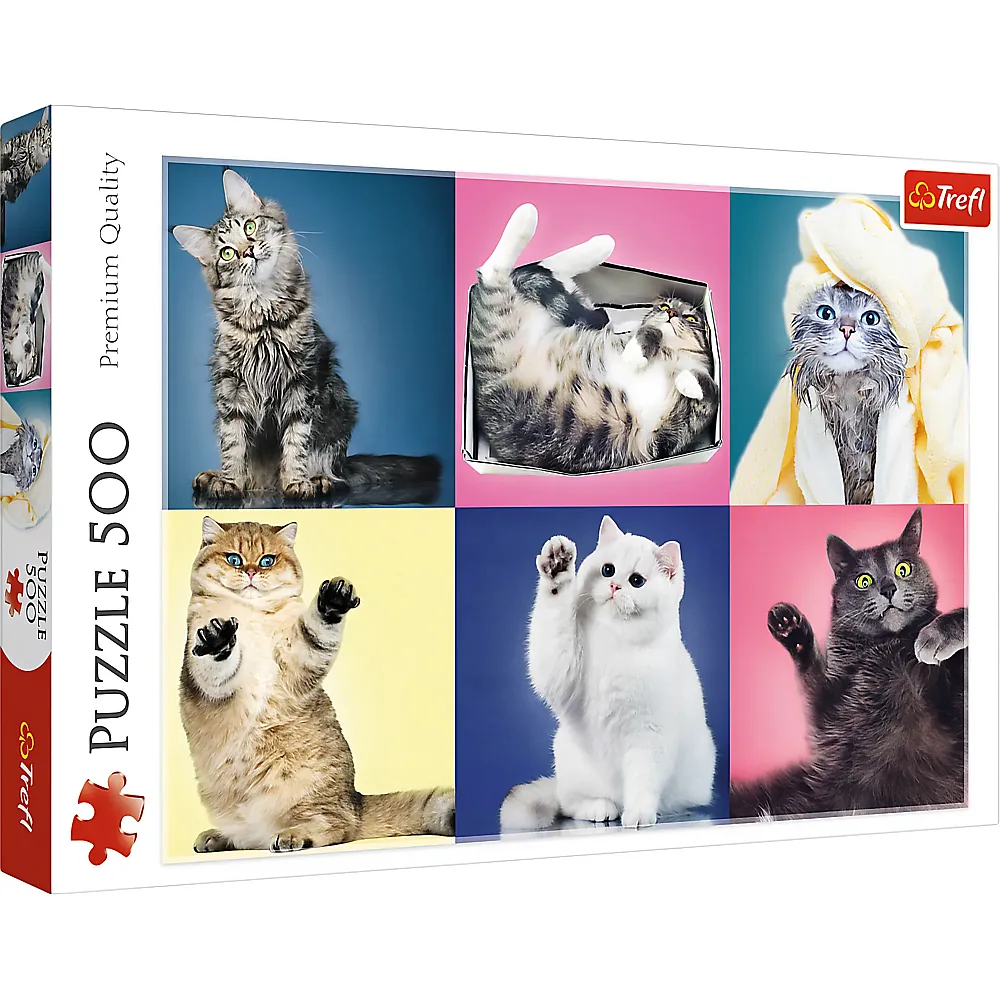 Trefl Puzzle K�tzchen - 500 Teile