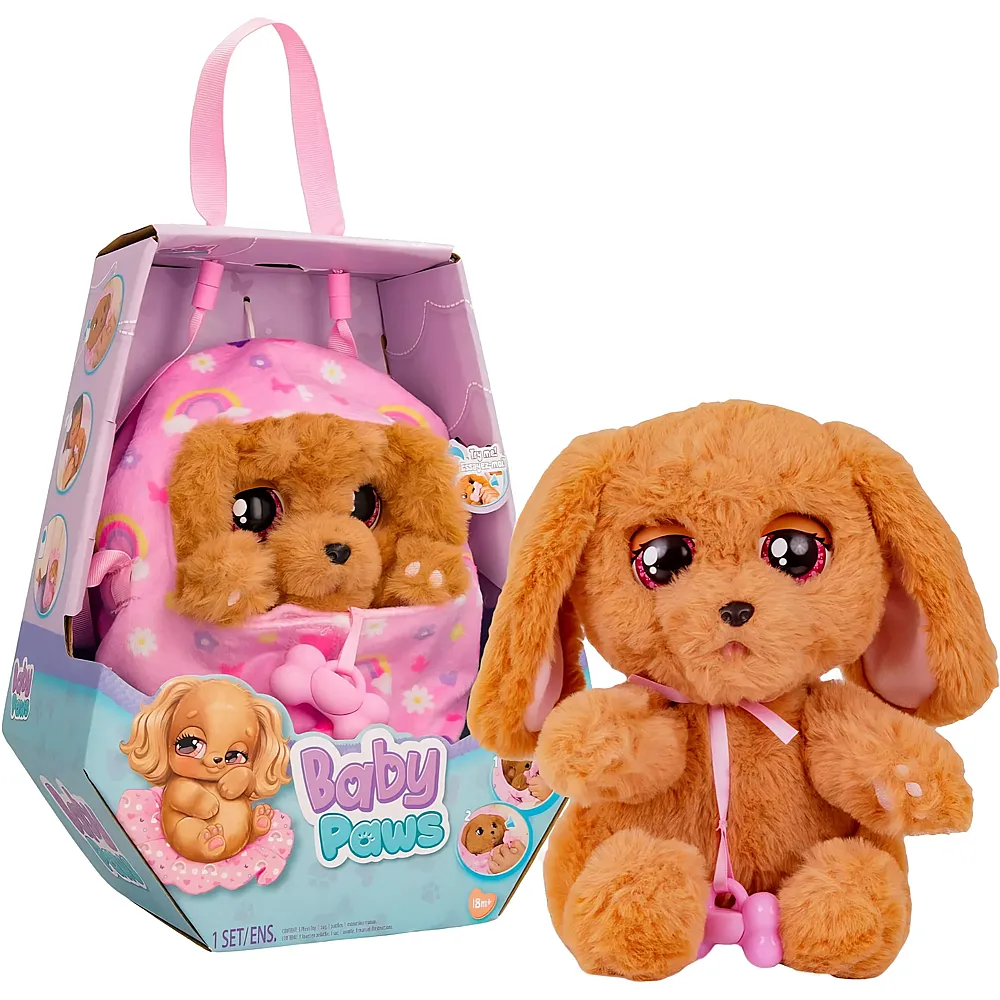 IMC Toys Baby Paws Interaktiver Schlafender Hundewelpe
