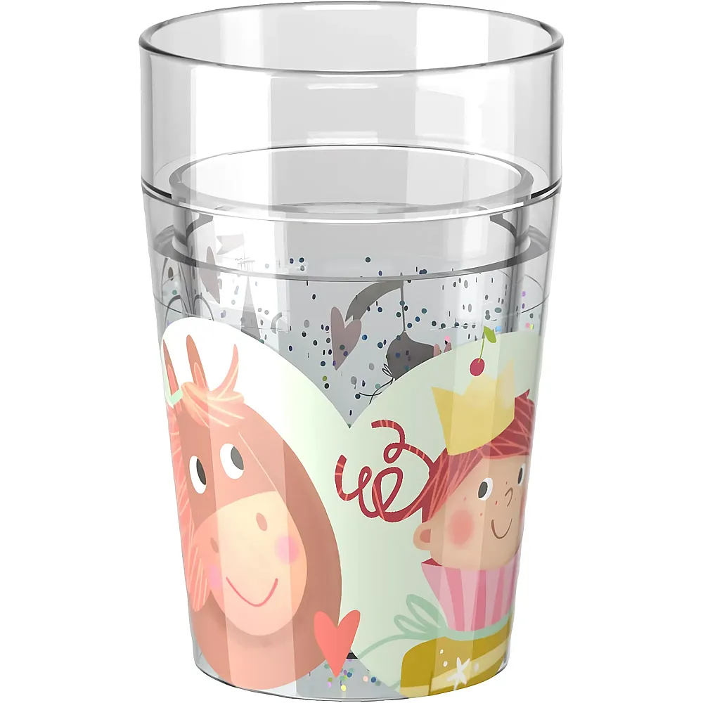 meinspielzeug - HABA Glitzerbecher Prinzessin & Pferd | Essen & Trinken