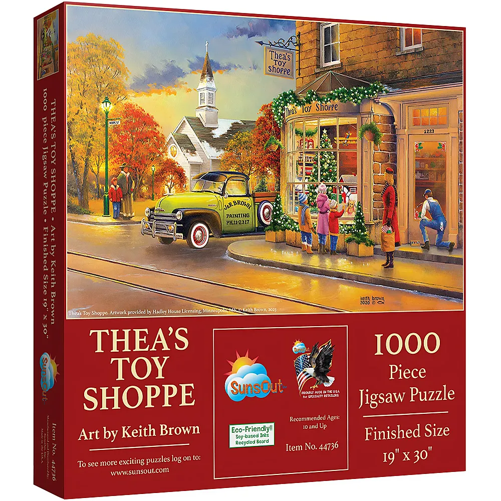 SunsOut Puzzle Keith Brown Thea's Toy Shoppe 1000Teile