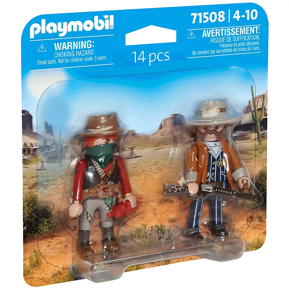 PLAYMOBIL Bandit und Sheriff 71508