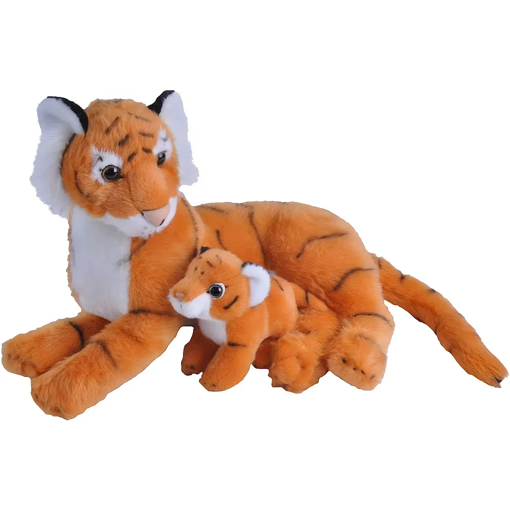 Wild Republic Asian Tiger mit Baby - 38 cm - Raubkatzen Pl�sch