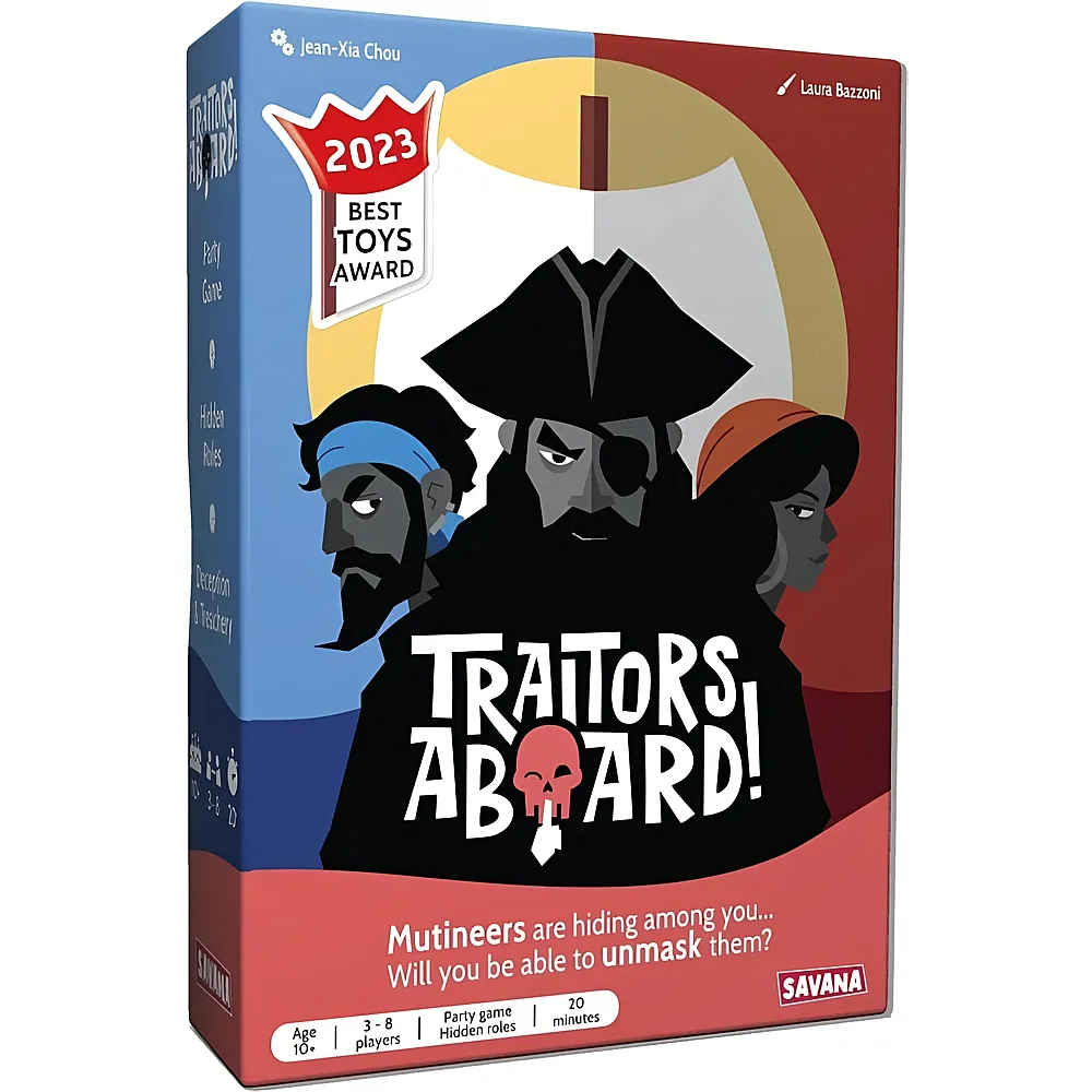 Savana Traitors Aboard - Englisch - Familienspiele