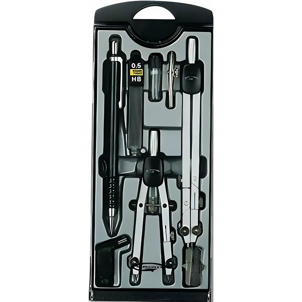OZ International Coffret DE 2 Compas Gx507+gx401 Avec Porte-mines/tire Lignes - Suche