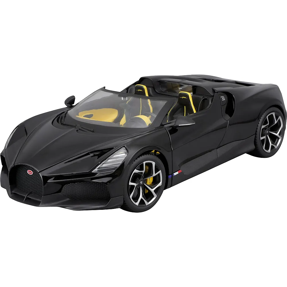 Bburago 1:18 Bugatti Mistral Schwarz