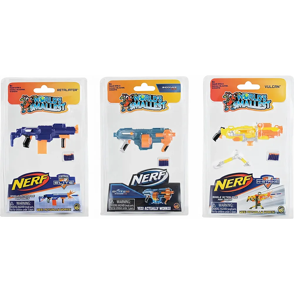 Super Impulse World's Smallest Nerf Blaster as
