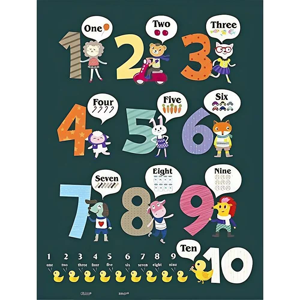 Pintoo Puzzle Plastic Puzzle - Learning To Count 48Teile - Suche