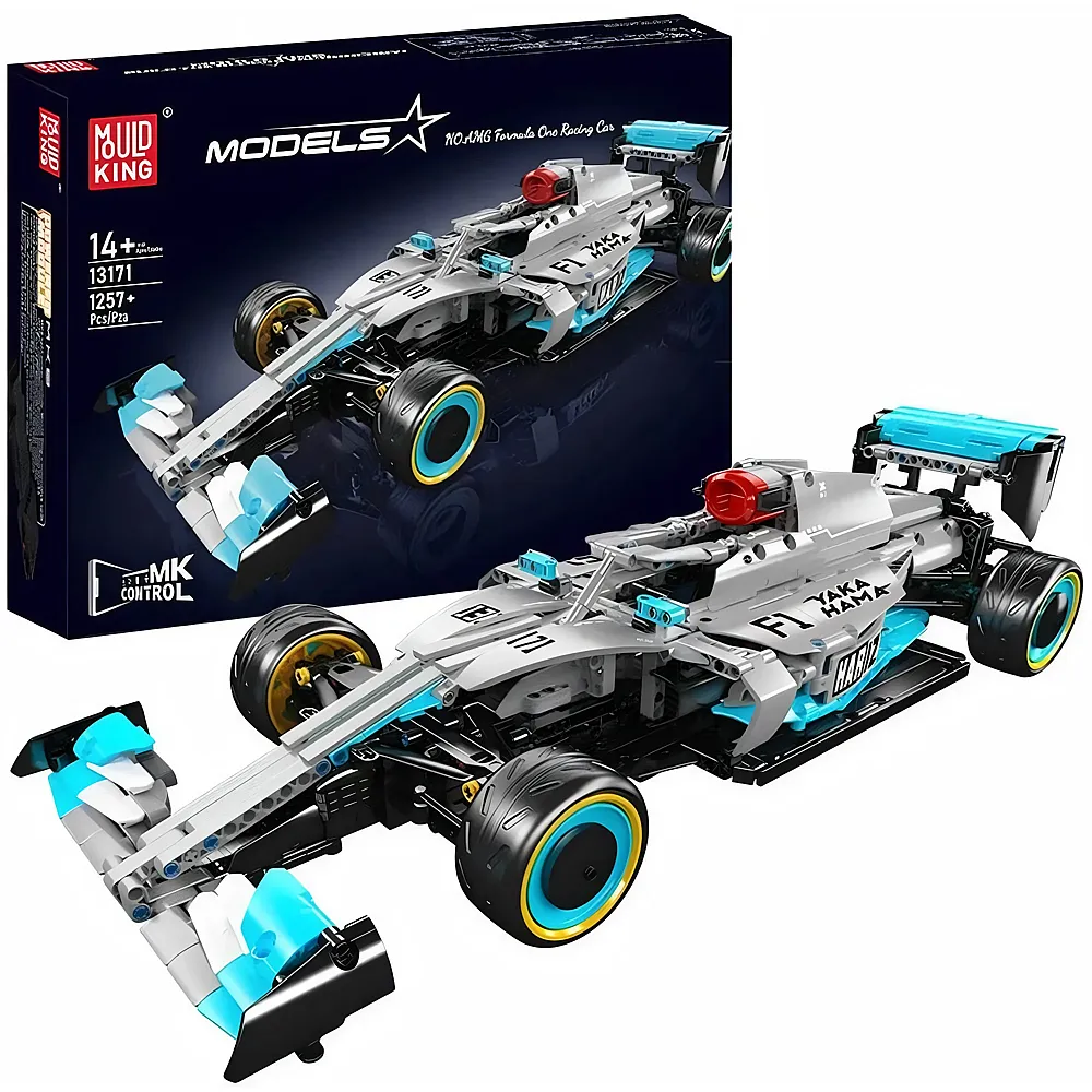 meinspielzeug - Mould King Models Rennwagen AMG-F1 13171 | Klemmbausteine Fahrzeuge