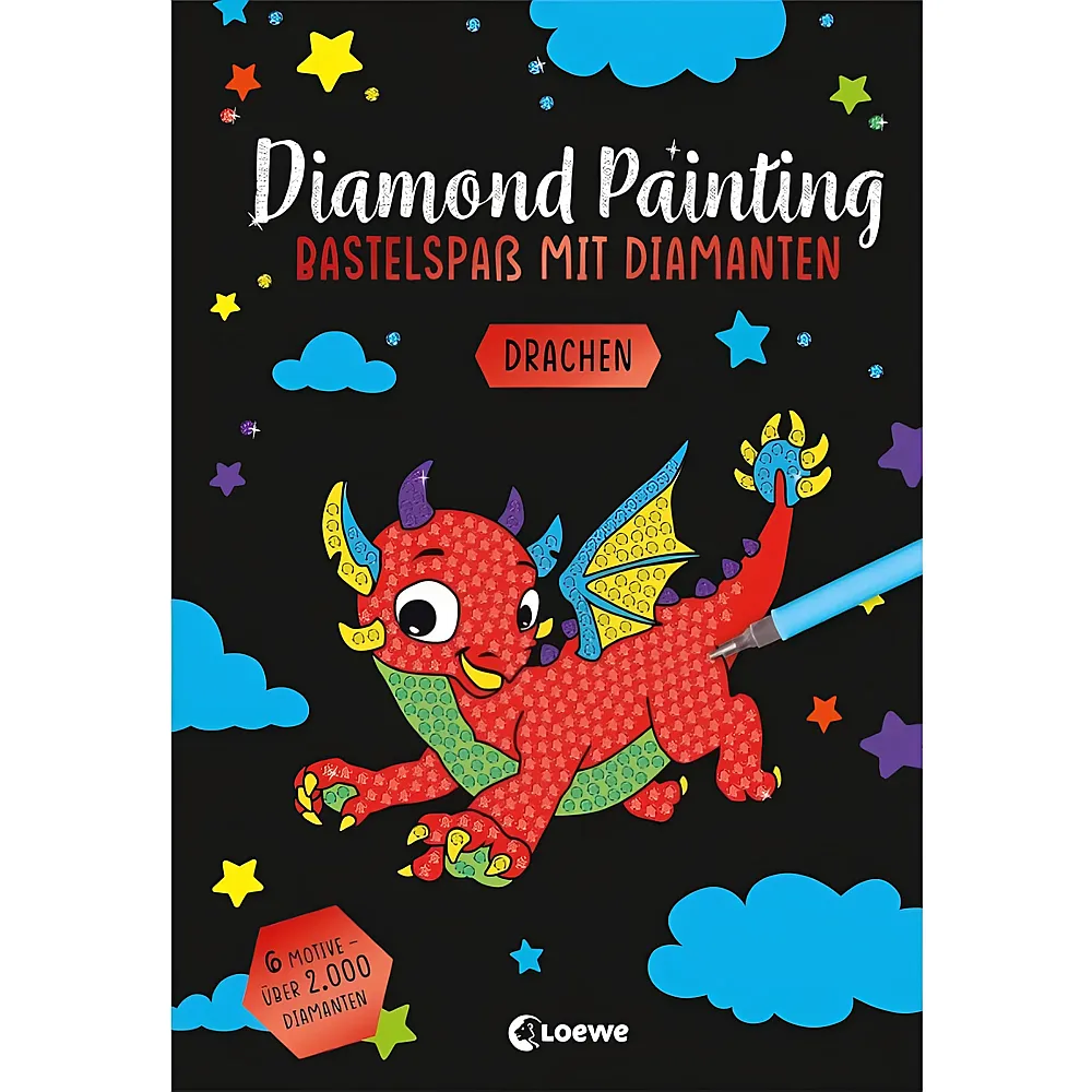 Loewe Diamond Painting Drache