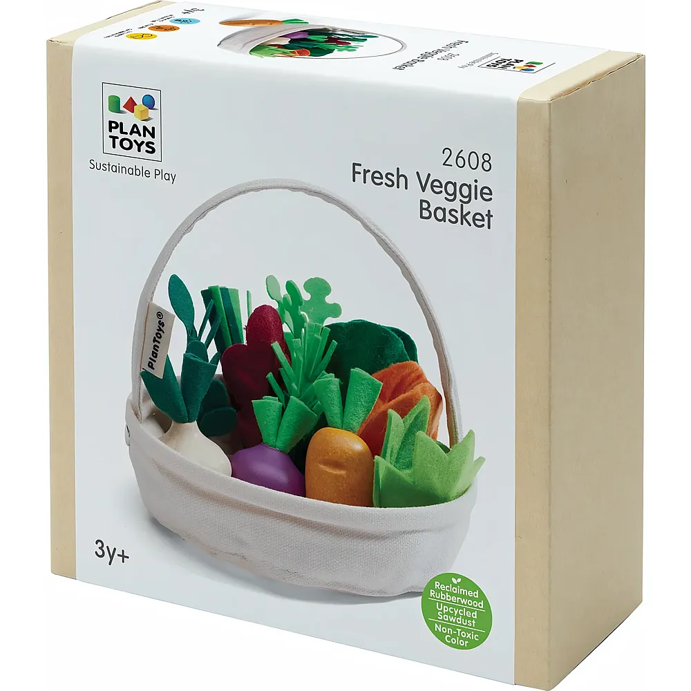 PlanToys Frischer Gem�sekorb