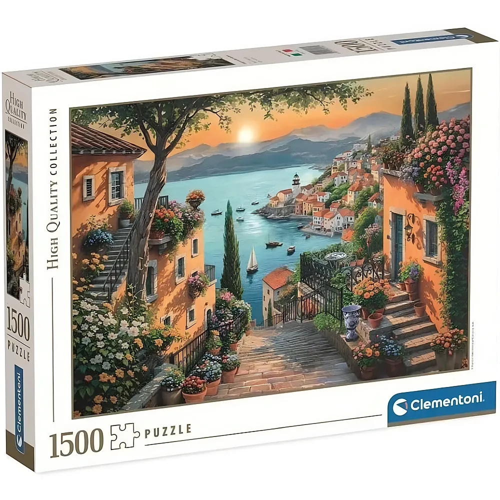 Clementoni Puzzle High Quality Collection Treppe zum Hafen 1500Teile
