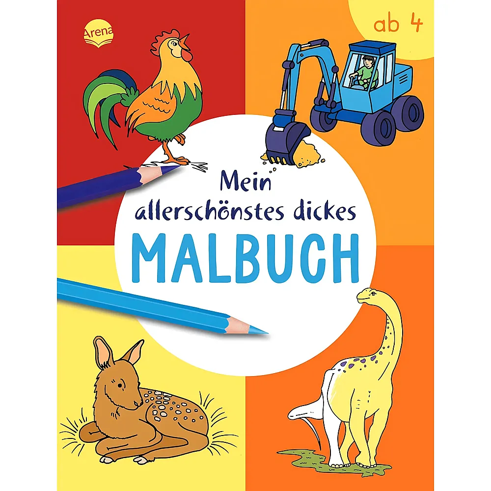 Arena Mein allersch�nstes dickes Malbuch