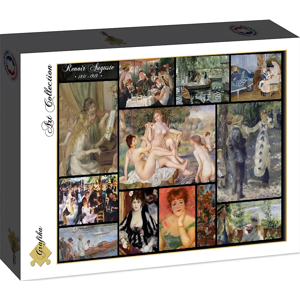 Grafika Puzzle Art Collection Auguste Renoir - Collage - 2000 Teile