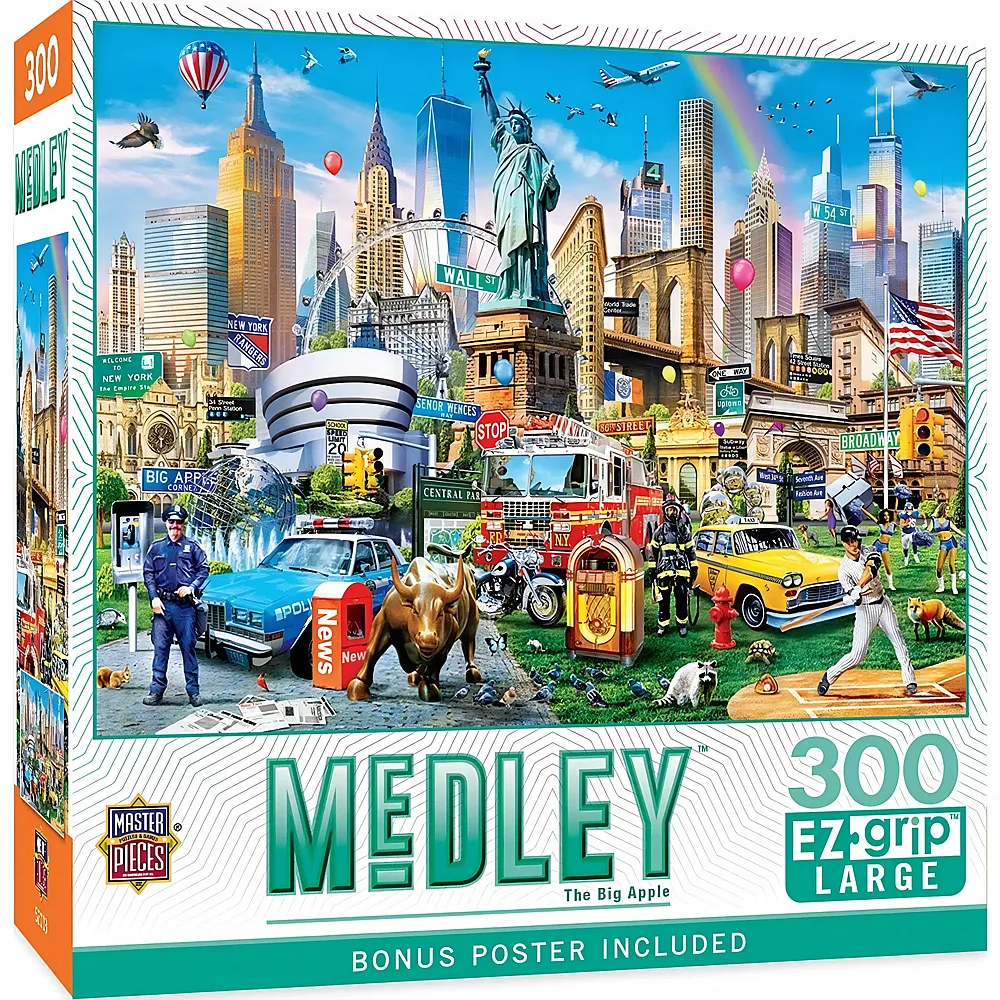 Master Pieces Puzzle Medley Big Apple 300Teile