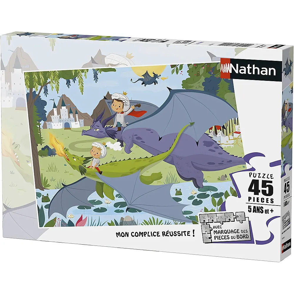Nathan Puzzle Dragons - 45 Teile