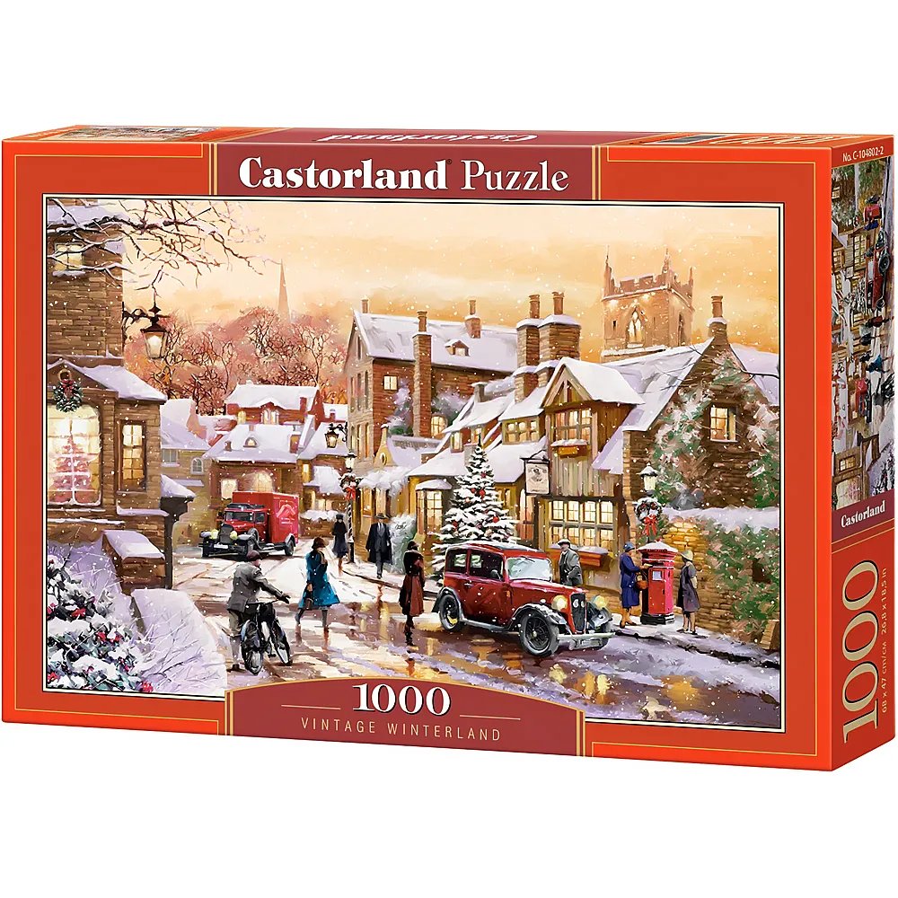 Castorland Puzzle Vintage Winterland - 1000 Teile