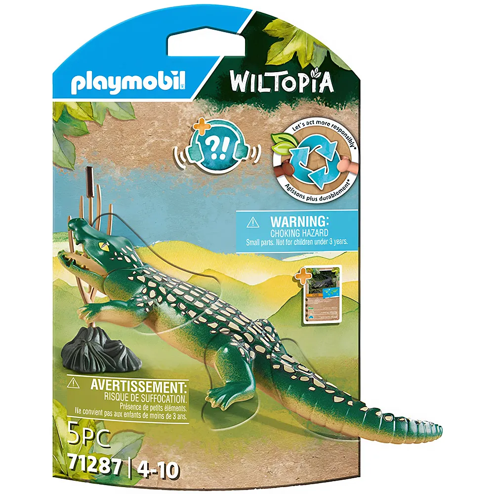 PLAYMOBIL Wiltopia Alligator 71287