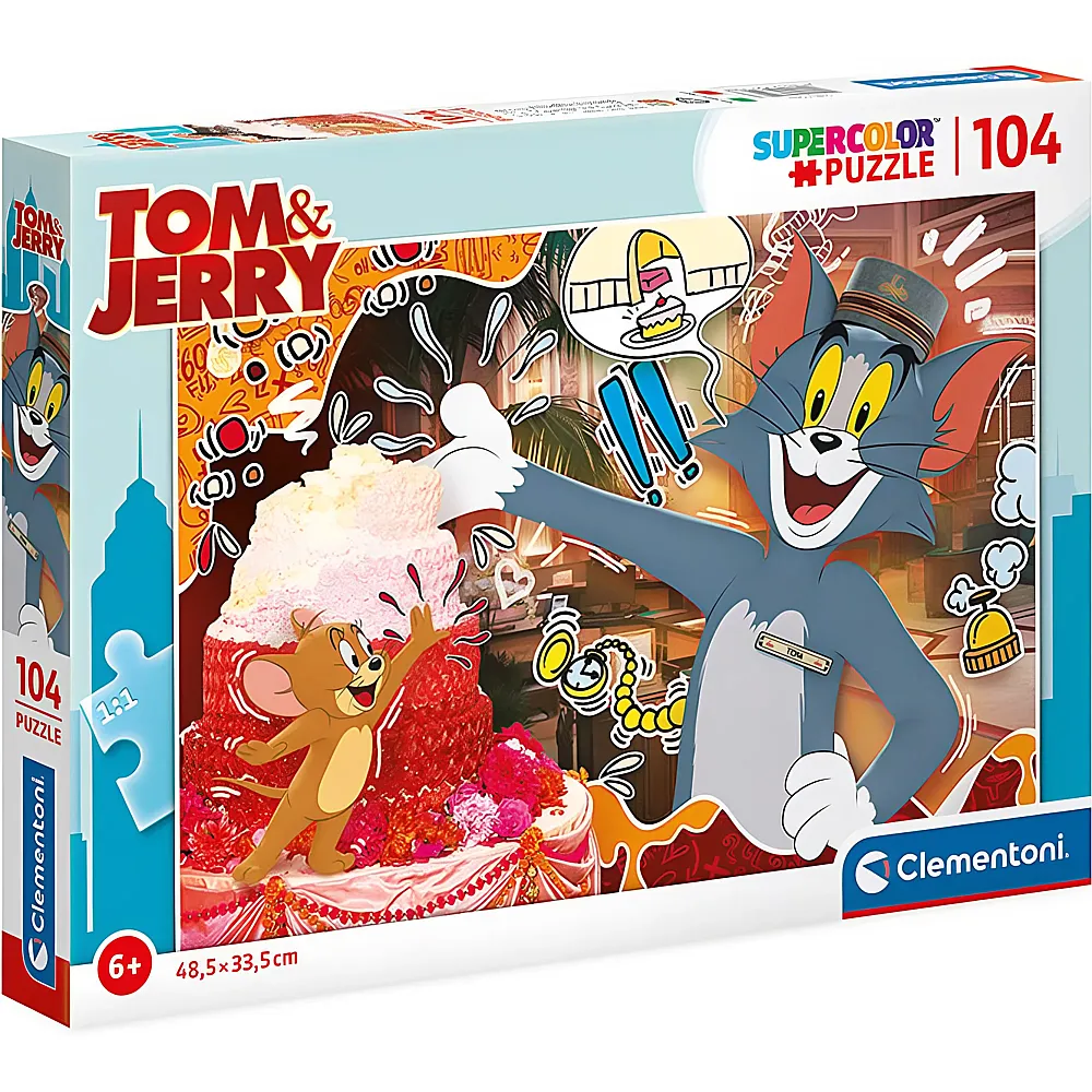 Clementoni Puzzle Supercolor Tom & Jerry 104Teile