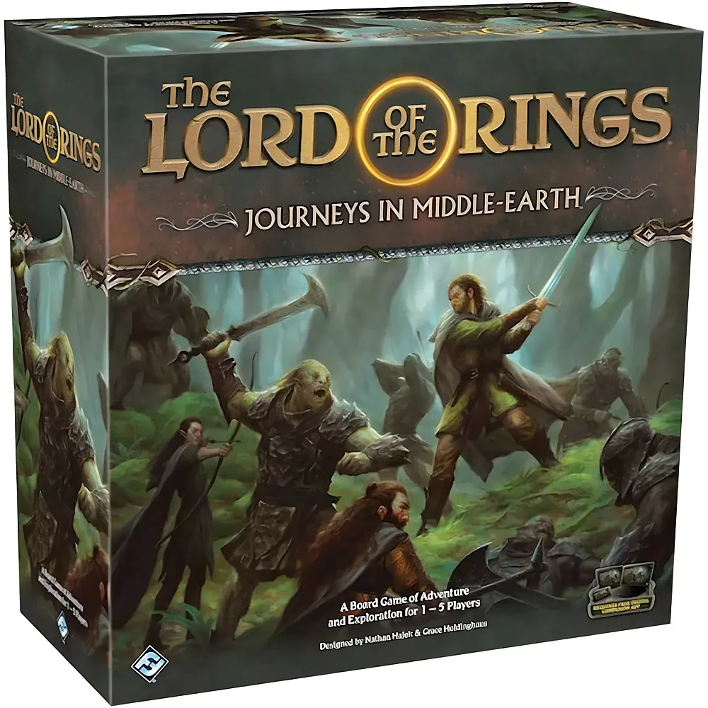 Fantasy Flight Games Der Herr der Ringe Lord of the Rings: Journeys in Middle-Earth Board Game EN