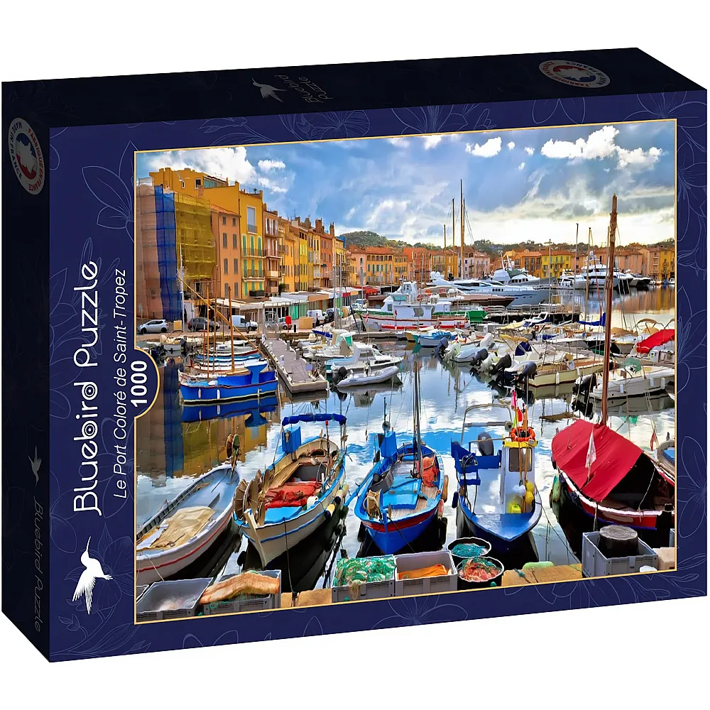 Bluebird Puzzle Le Port Color� de Saint-Tropez - 1000 Teile