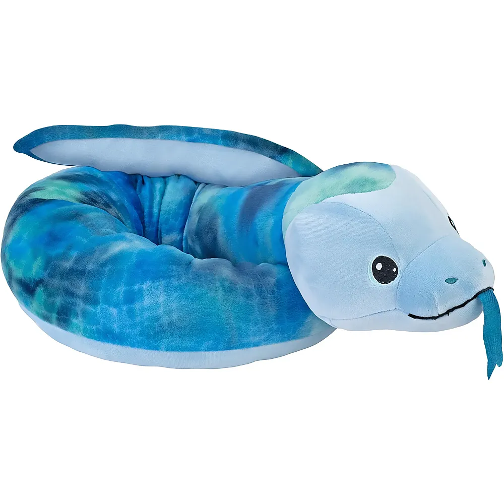 Wild Republic Squishy Snake Blue Stuffed Animal 132.1 cm Plush Toy Fill is Spun Recycled Water Bottles - Suche