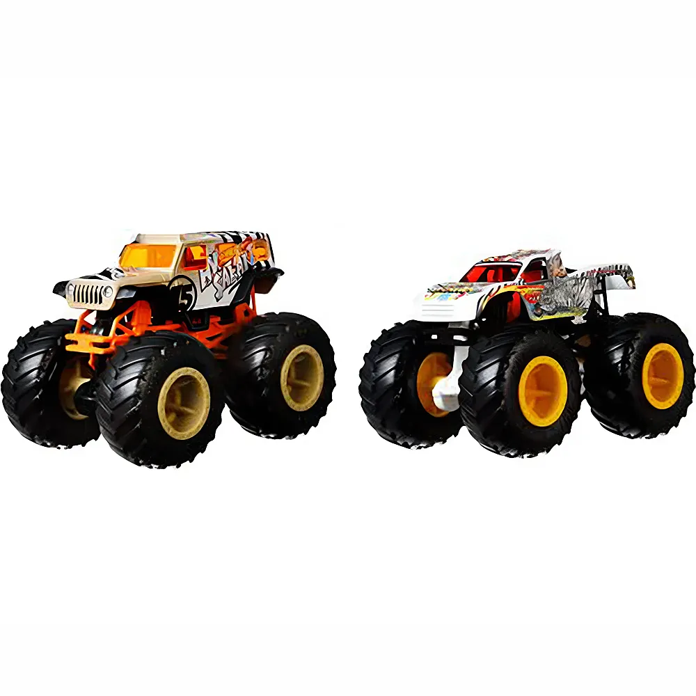 Hot Wheels Monster Trucks HW Safari vs. Wild Streak 1:64