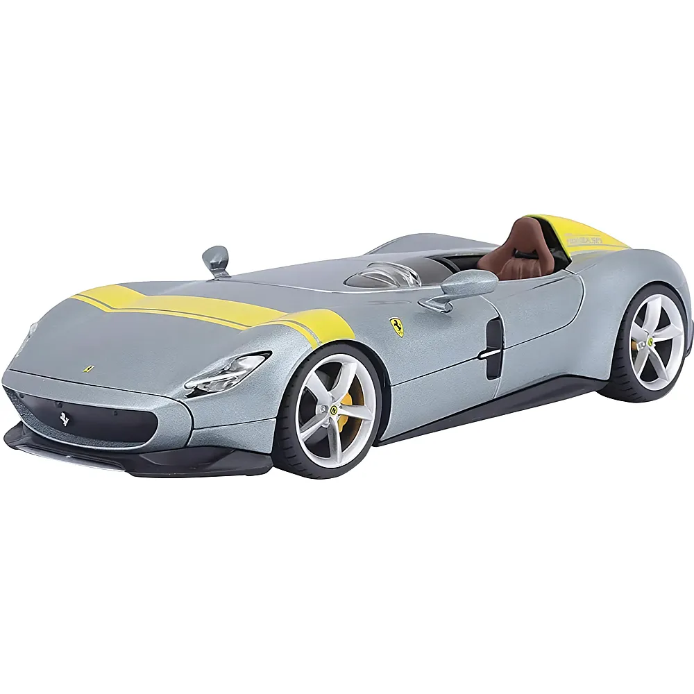 Bburago 1:24 Race & Play Ferrari Monza SP1 Silber