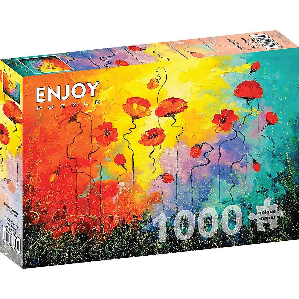 Enjoy Puzzle Magic Poppies - 1000 Teile