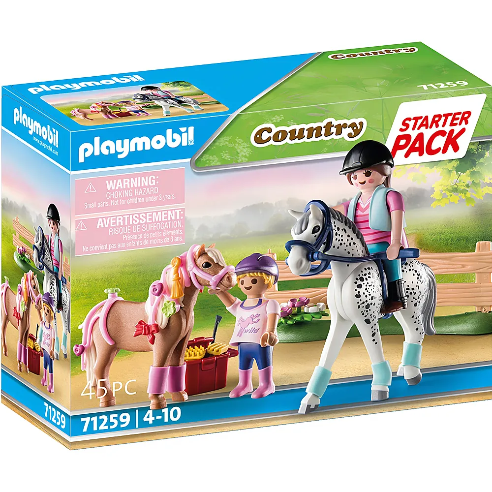 PLAYMOBIL Country Starter Pack Pferdepflege 71259