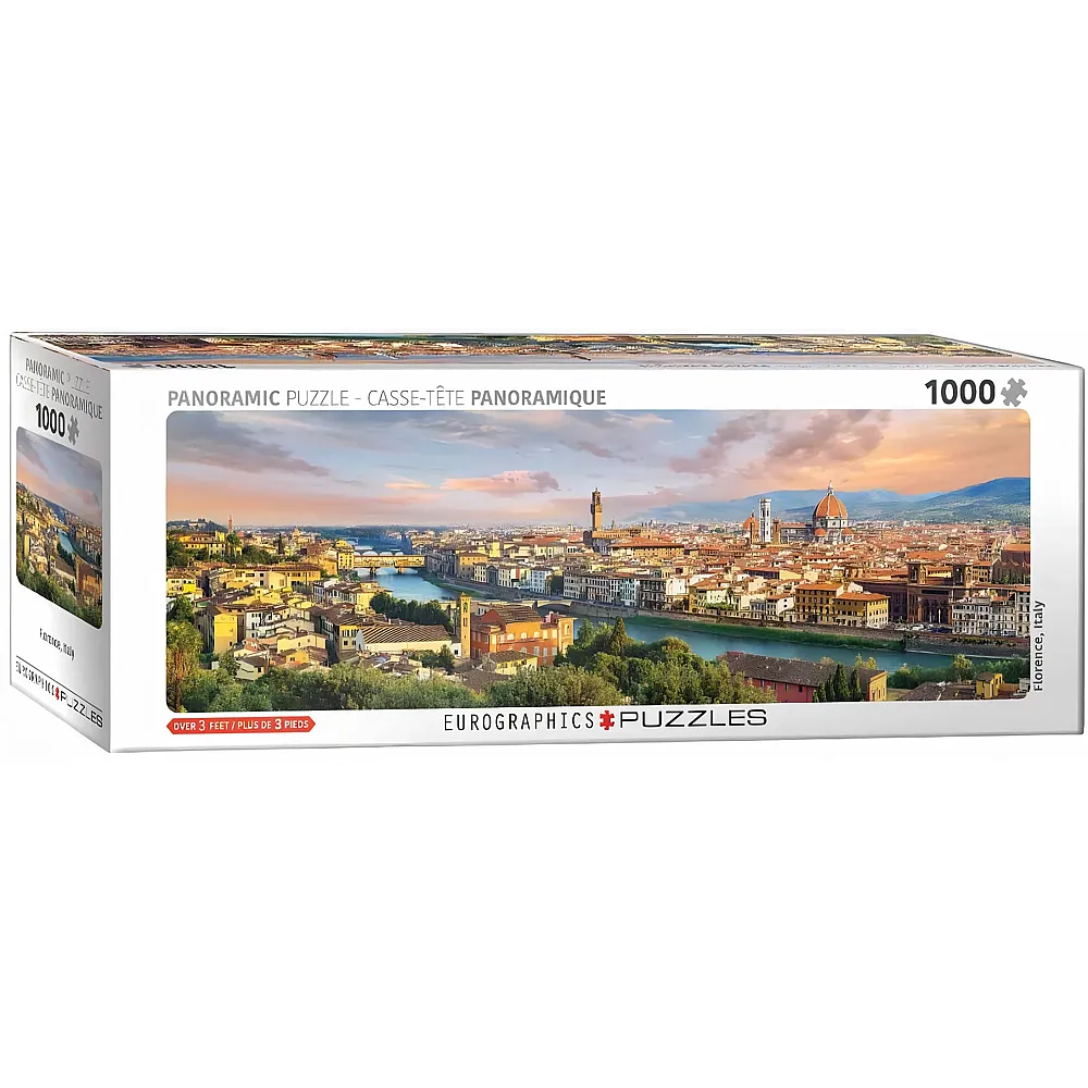 Eurographics Puzzle Panorama Florenz - Italien - 1000 Teile