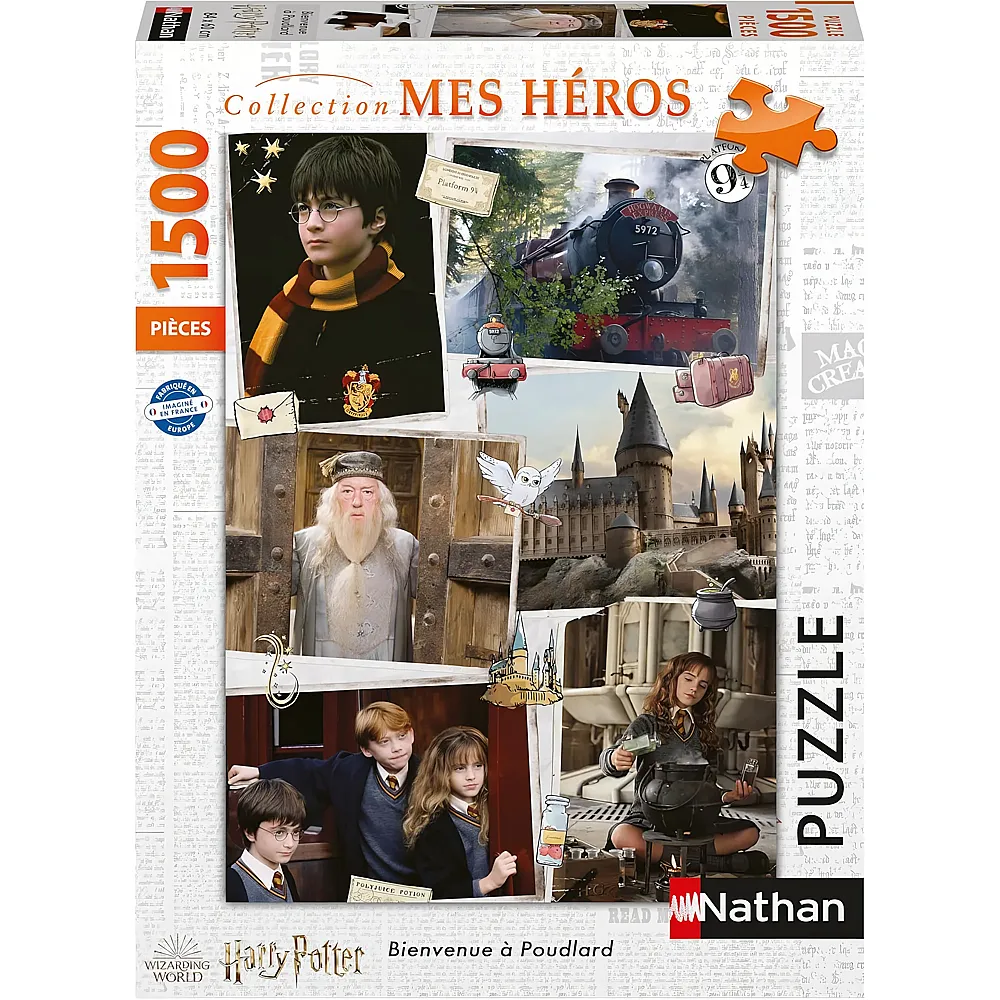 Nathan Puzzle Harry Potter - Welcome to Hogwarts - 1500 Teile